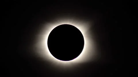 Total Solar Eclipse: Plain Stockbeeldmateriaal 140273553