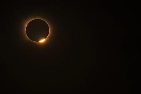 The total solar eclipse in Spain Stock Photos