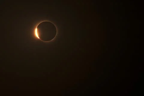 The total solar eclipse in Spain Stock Photos