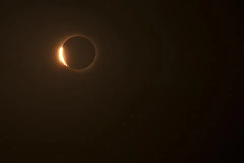 The total solar eclipse in Spain Stock Photos