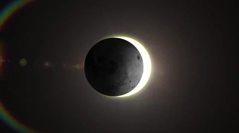 Total solar eclipse, wide shot 動画素材 59799934