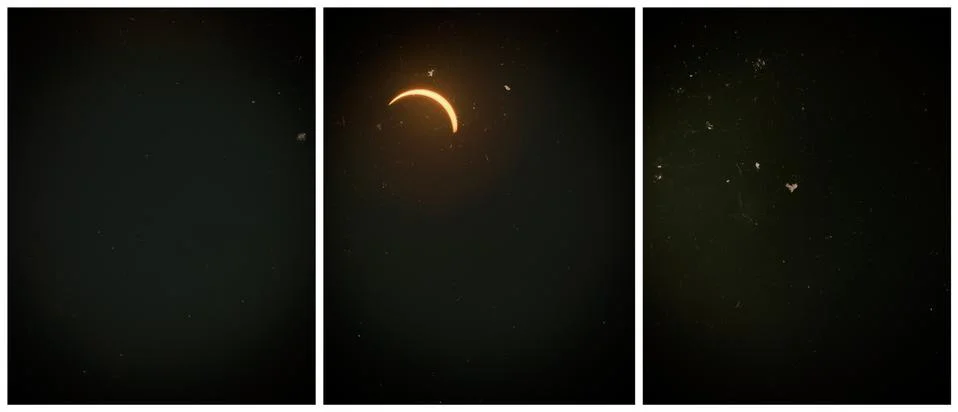 Total Solar Eclypse going to Partiality Stock Photos