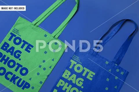 Tote Bag Mockup Modèle PSD