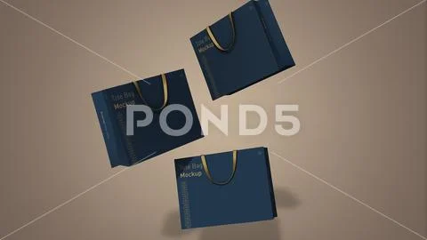 Tote Bag Mockup Shopping Bag Packaging PSD-Vorlage
