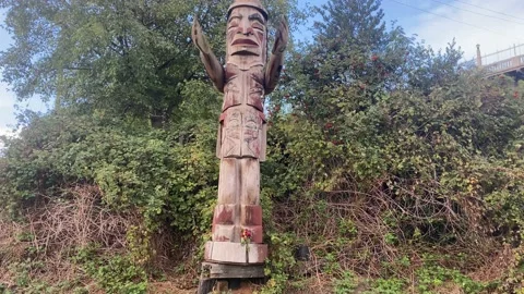 Totem, First Nation Stock Footage 162529568