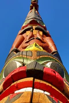 Totem Pole Alaska Stock Photos