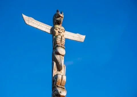 Totem Pole Fotos Stock