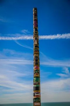 Totem pole Stock Photos