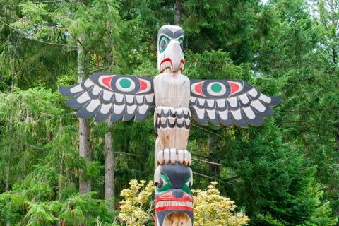 Totem pole Stock Photos