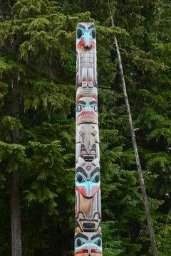 Totem pole Stock Photos