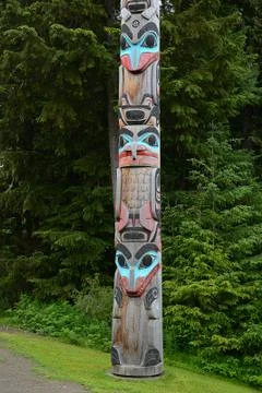 Totem pole Stock Photos