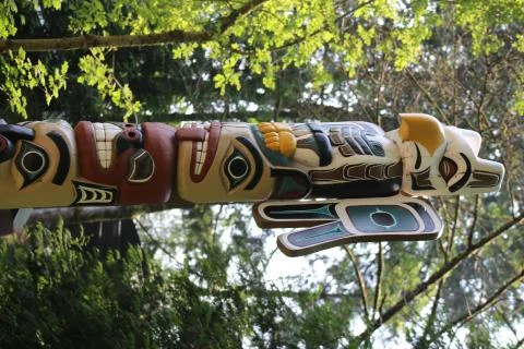 Totem pole Stock Photos