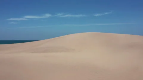 Totori dune drone Stock Footage 133170322
