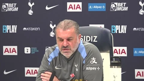 Tottenham vs Leicester: Ange Postecoglou press conference - part two Stock Footage 299956197