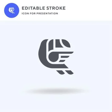 Toucan icon vector, filled flat sign, solid pictogram isolated on white, logo Stock Illustration