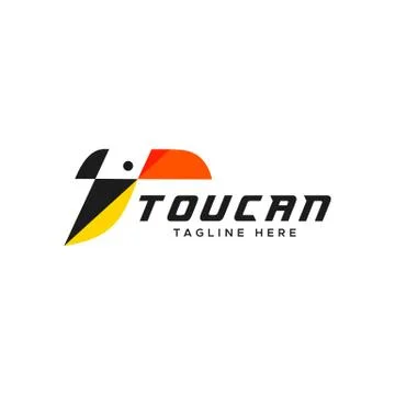 Toucan logo Illustrazione stock