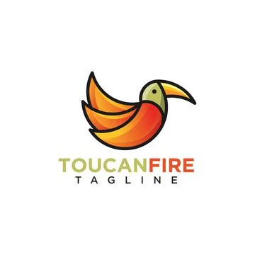 Toucan logo Stock Illustration