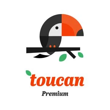 Toucan Logo イラスト素材