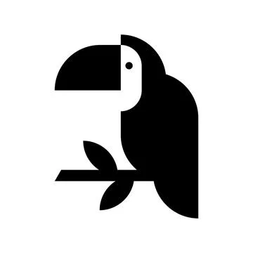 Toucan Logo Illustrazione stock