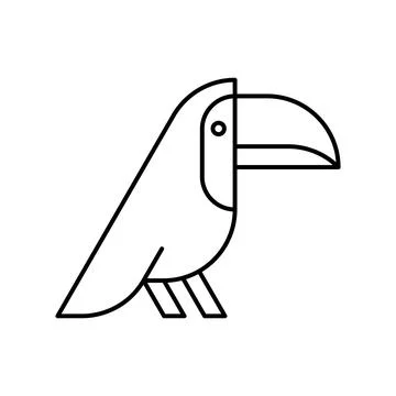 Toucan Logo Stock Illustration