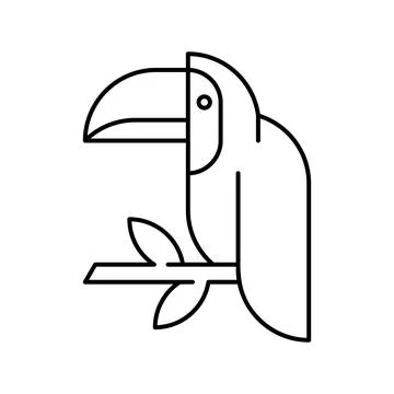 Toucan Logo Stock Illustration