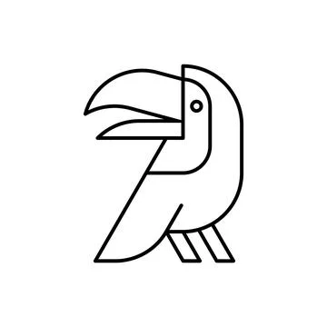 Toucan Logo Stock Illustration