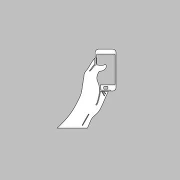 Touch display computer symbol Ilustración de archivo
