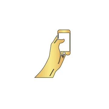 Touch display computer symbol Stock Illustration