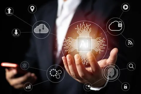 Touch the future,Interface technology, The future of user experience, New tec Stock-Fotos