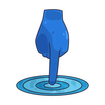 Touch Gesture illustration 스톡 일러스트