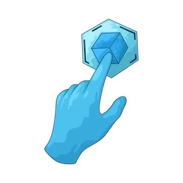 Touch Gesture illustration Stock Illustration