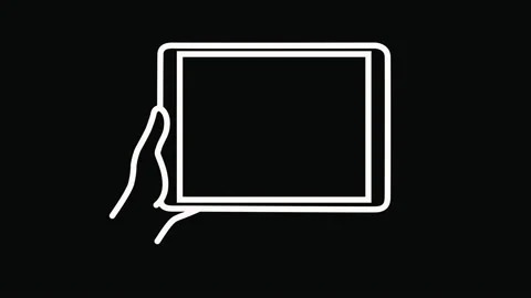 Touch gestures icon Stock Footage 89714398