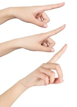 Touch gestures Stock Photos