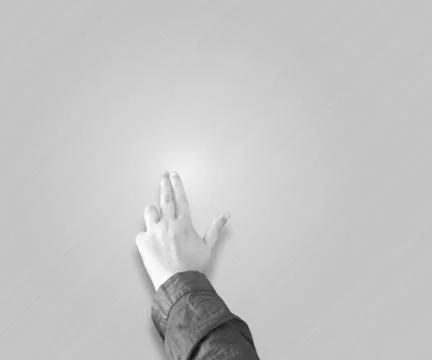Touch gray background Stock Illustration