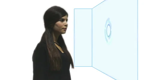 Touch hand-finger to screen Video stock 54529553