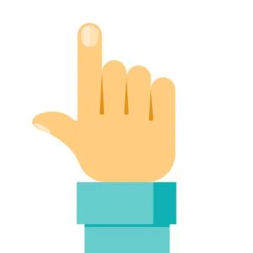 Touch icon concept. Hand touch vector illustration. Illustrazione stock