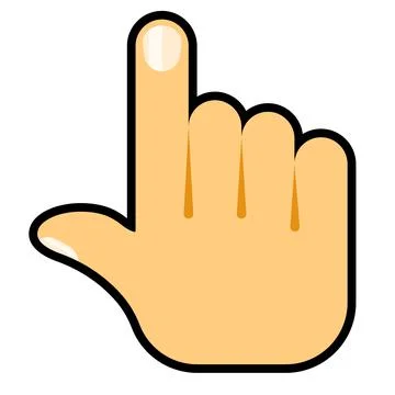 Touch icon concept. Hand touch vector illustration. Stock Illustration