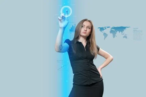 Touch interface - future collection イラスト素材