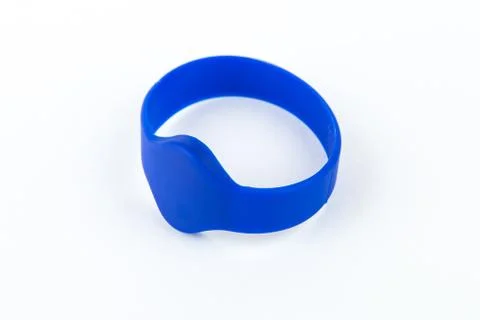 Touch memory key and reader on white background Stock Photos