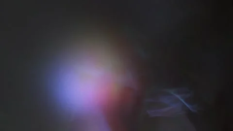 Touch &amp; Prism: Light Bending with Motion Stock Footage 302413239