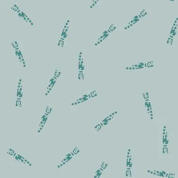 Touch robot hand gesture glyph vector seamless pattern Stock Illustration