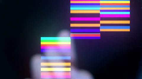 Touch Screen computer interface Stock Footage 34368998