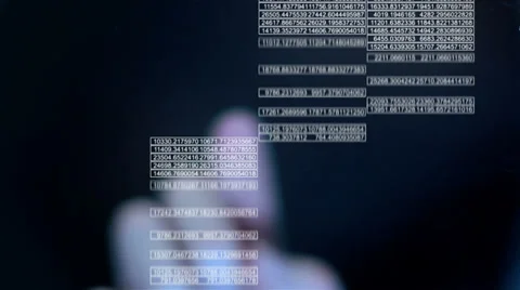 Touch Screen computer interface Stock-Footage 34370959