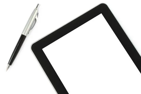 Touch screen device and pen Stock Photos