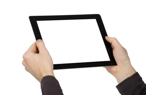 Touch screen device Stock Photos