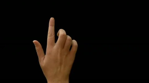 Touch Screen Finger Stock Footage 11430924