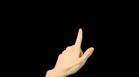 Touch screen gestures pre-keyed for iphone or android tablet pc. Stock Footage 22140058