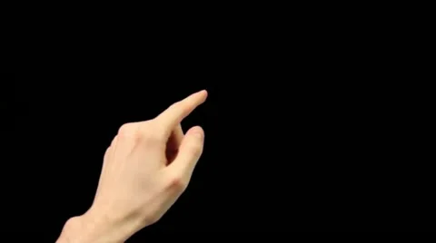 Touch screen gestures pre-keyed for iphone or android tablet pc. Stock Footage 22140080