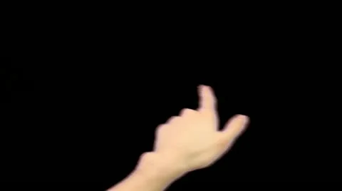 Touch screen gestures pre-keyed for iphone or android tablet pc. Stock Footage 22140114