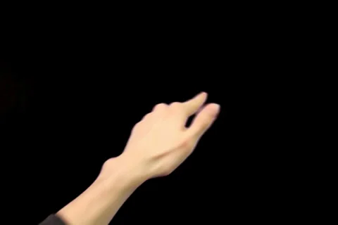 Touch screen gestures pre-keyed for iphone or android tablet pc. Stock Footage 27378082